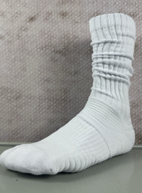 UZPO 无骨袜头很舒服超高帮篮球袜精英袜毛巾底堆堆袜可堆叠穿