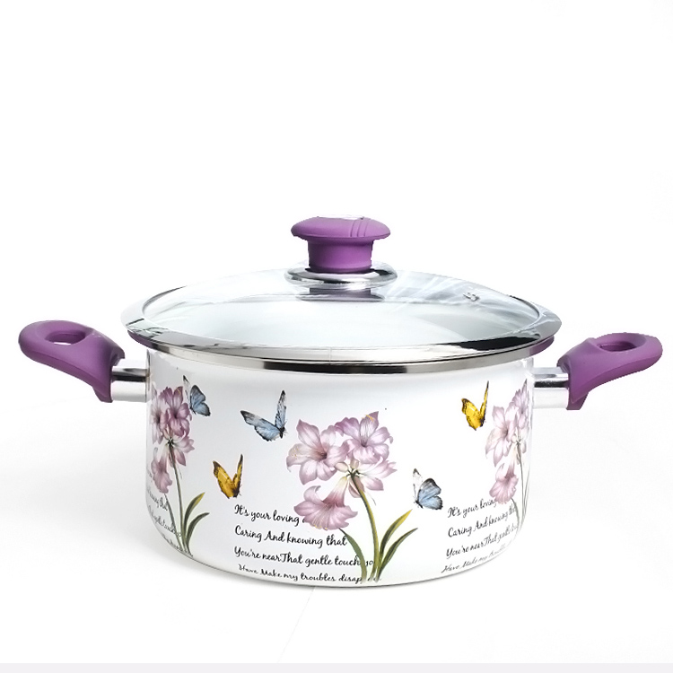 加厚搪瓷锅珐琅瓷双耳汤锅猪油锅瓷炖锅电磁炉燃气灶通用锅24cm|msdalam kategori dapur/memasak Appliances, memasak Appliances, Periuk belanga/Pot/cerek, stockpot - dari Buy2taobao.com untuk memberikan perkhidmatan ejen Taobao profesional membeli