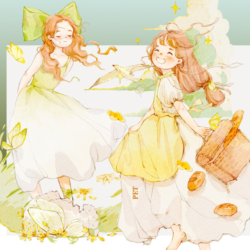 叻普哒不一样的咕卡贴纸超治愈