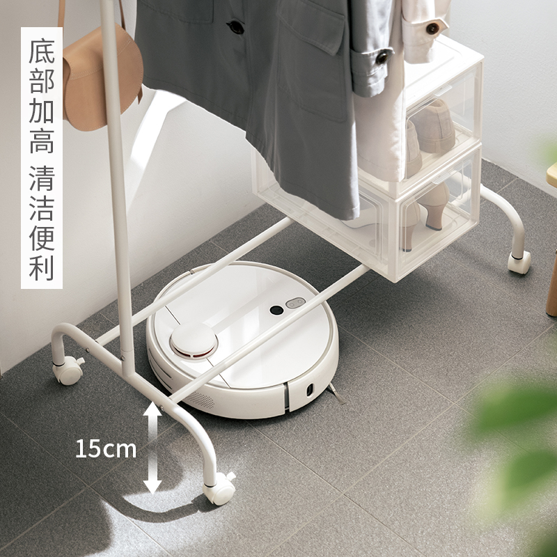 懒角落晾衣架子落地卧室r衣帽架家用室内收纳置物挂衣架简易晾衣
