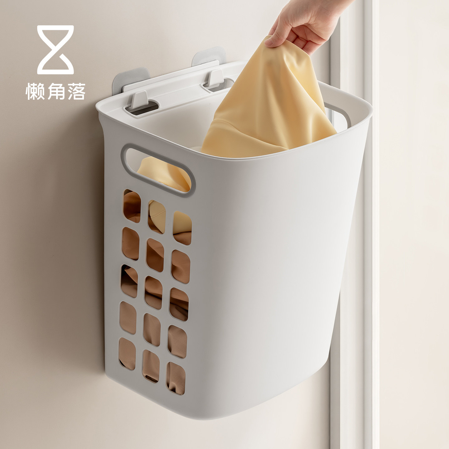懒角落脏衣篓脏衣服收纳筐洗衣篮子家用壁挂式污衣服物袜子置物架