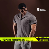 衬衫 N系列男子春夏凉感运动休闲T恤古巴领短袖 Guardians Monster
