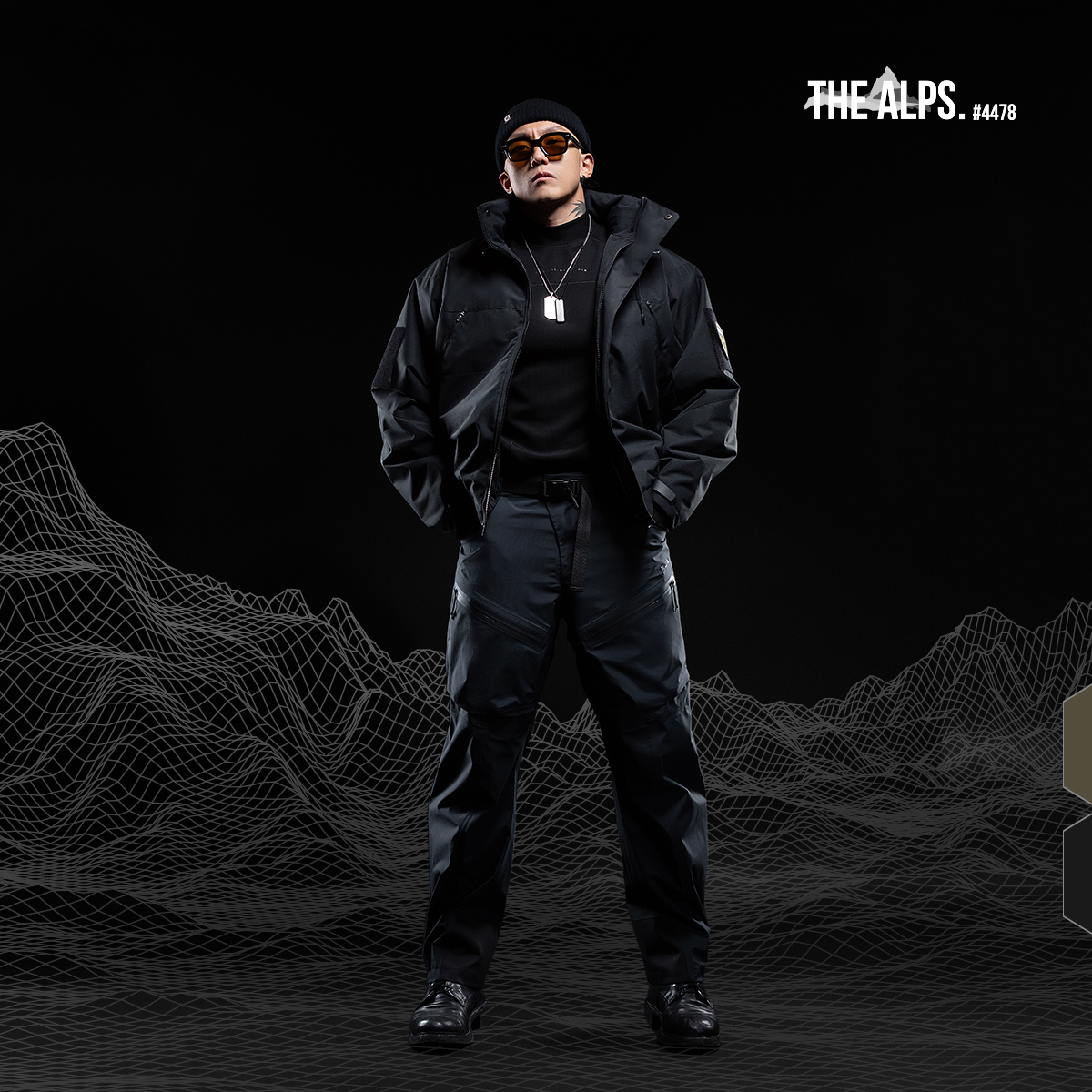 MSGD男子秋冬战术风棉服外套