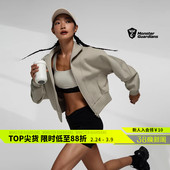 Monster 外套 Guardians未来感系列女子春秋小立领空气层运动短款