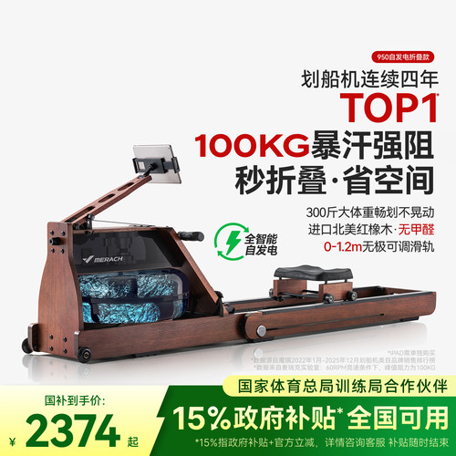 麦瑞克水磁双阻划船机950