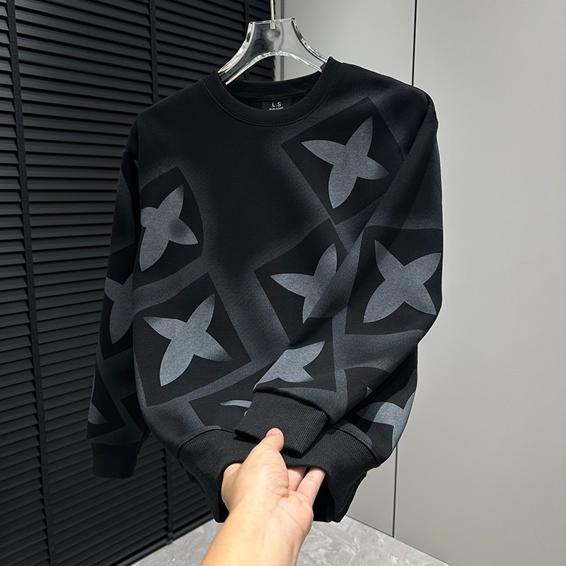 秋季打底衫潮牌休闲男装圆领卫衣