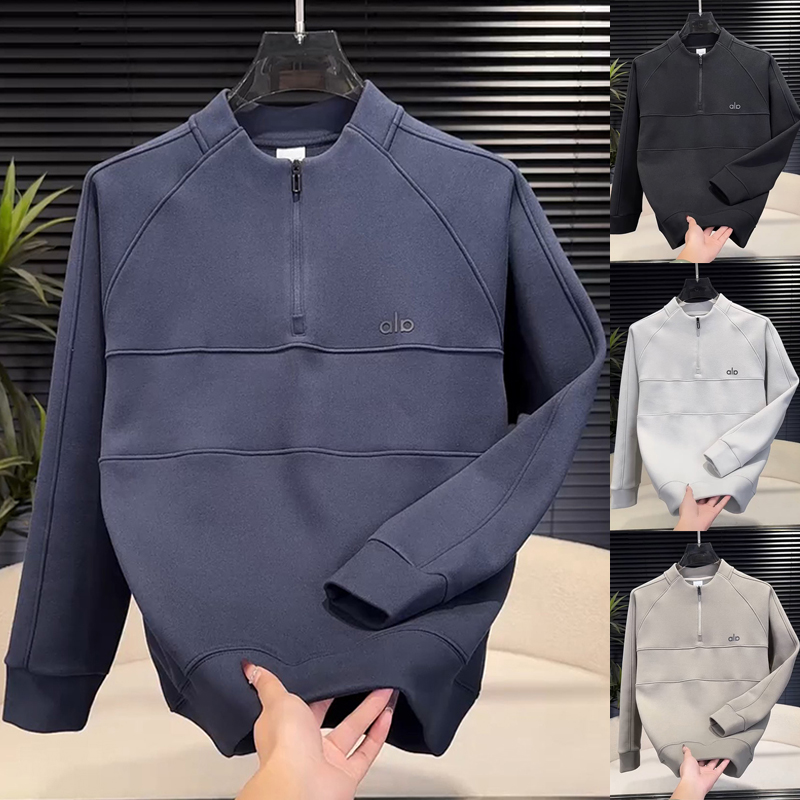 2025新款男士半拉链卫衣