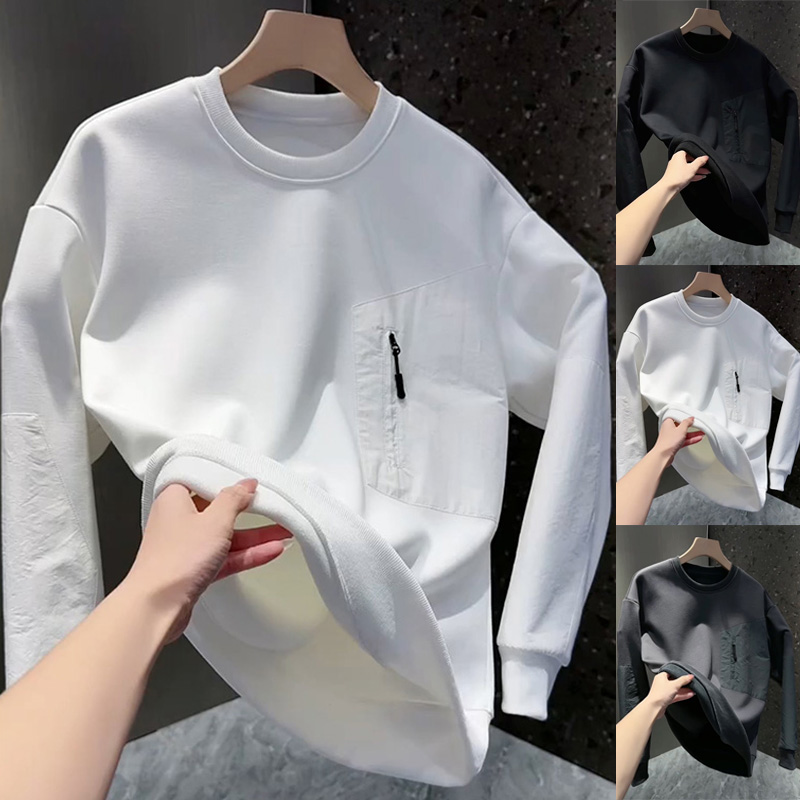 高级感潮流休闲男士卫衣圆领