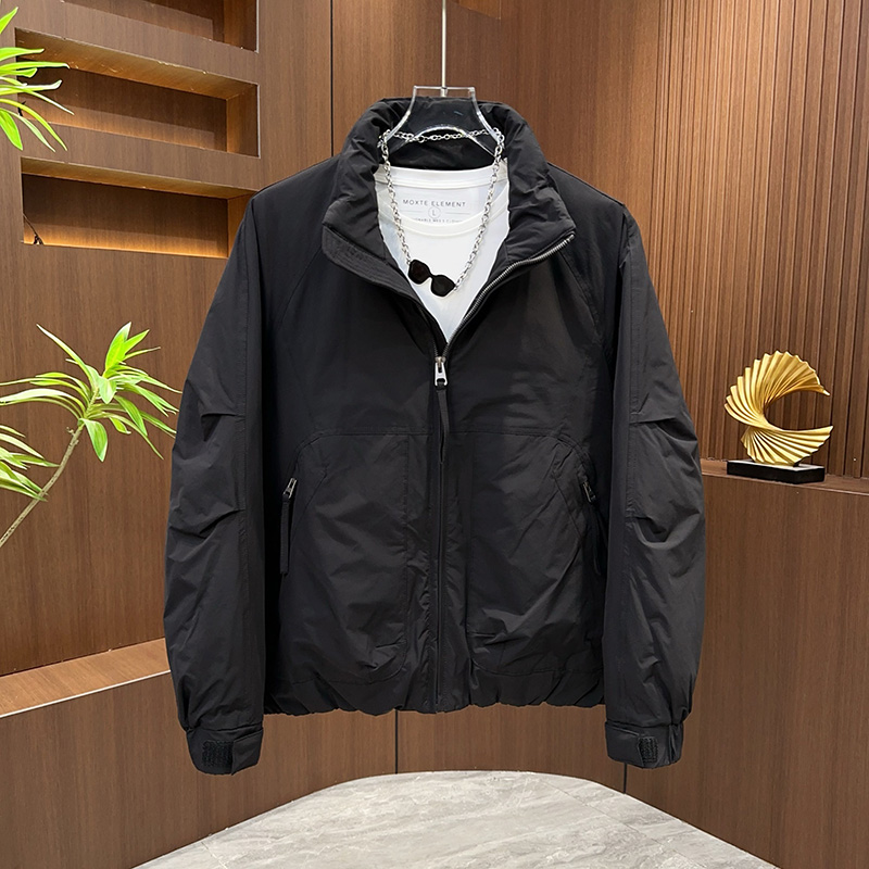 男立领棉衣时尚保暖工装风棉夹克