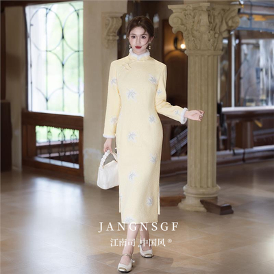 江南司造旗袍女冬款36