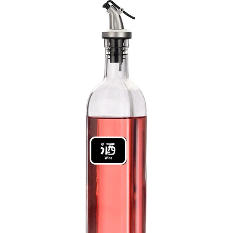 油壶玻璃家用厨房用品油瓶防漏大号醋壶小油罐酱醋瓶调料瓶套装