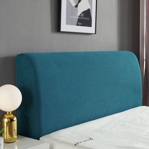 加厚全包床头套罩软包简约现代弹力卧室通用万能床头罩弧形靠背套