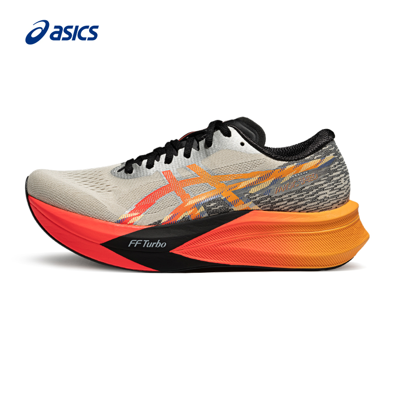 亚瑟士男子回弹抓地透气跑步鞋