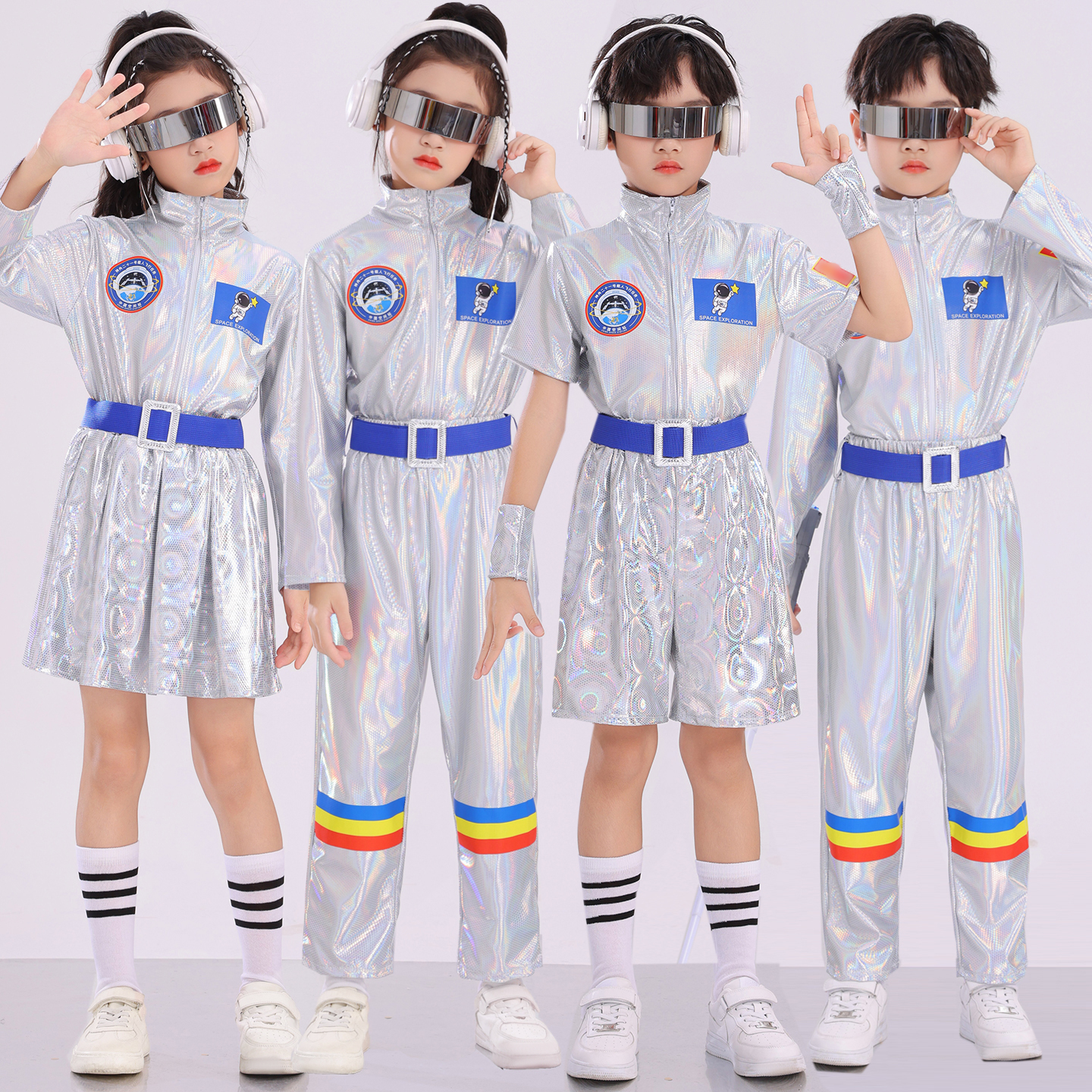 宇航员表演服小学生运动会服装