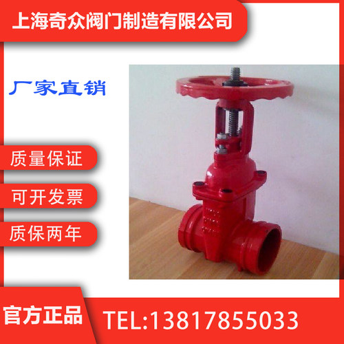 Z81X软密封沟槽闸阀Z85X