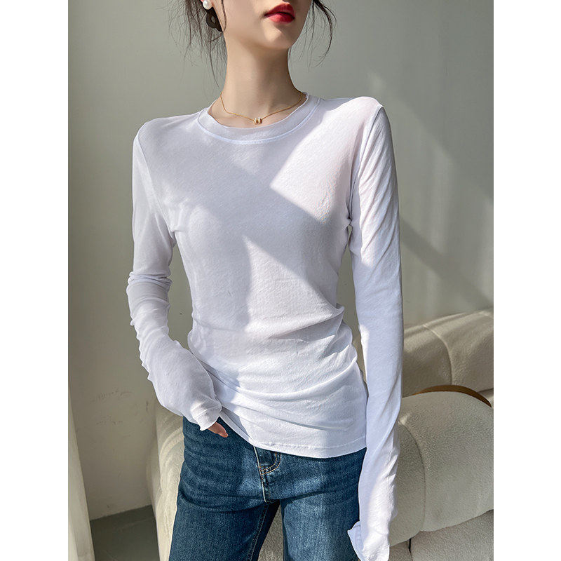 品牌折扣正品女装断码清仓特价不能退换黑色打底衫女秋冬修身显瘦