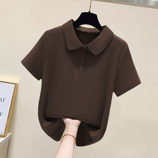 品牌正品女装衣服断码特价清仓 不接受退换-POLO领短袖T恤女夏季