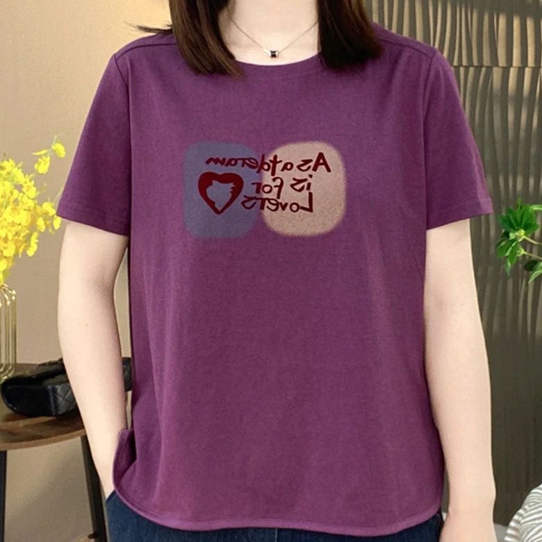 品牌折扣正品女装断码清仓特价不能退换中老年妈妈短袖T恤女士夏