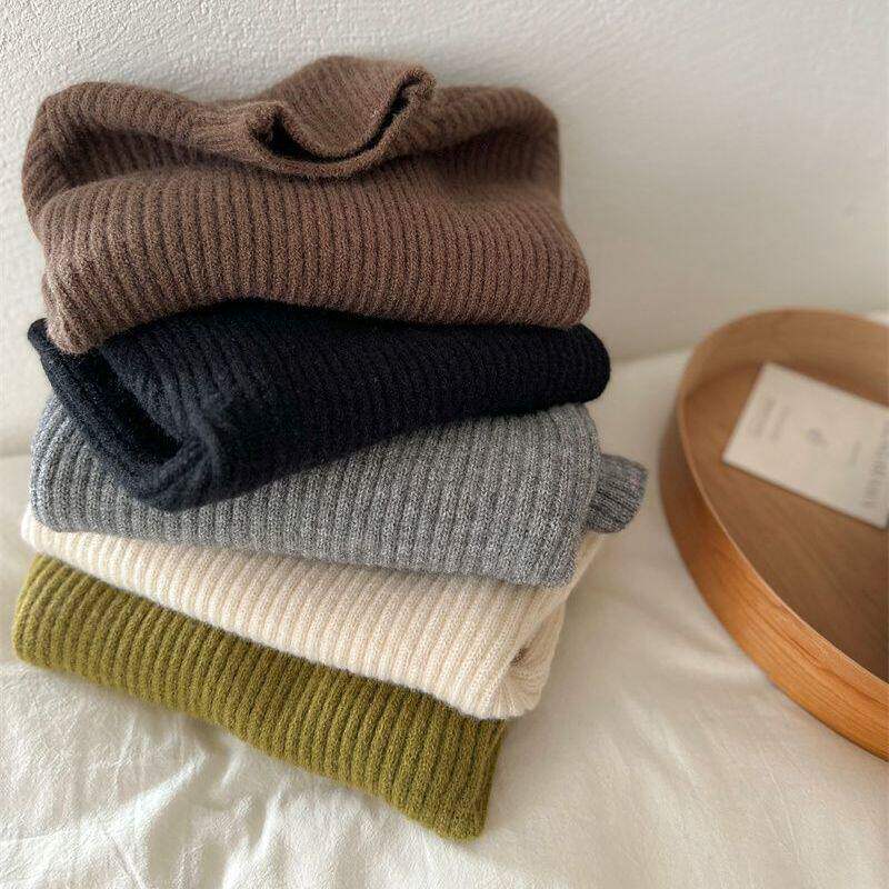 品牌折扣正品女装断码清仓特价不能退换儿童半高领一体绒毛衣秋冬
