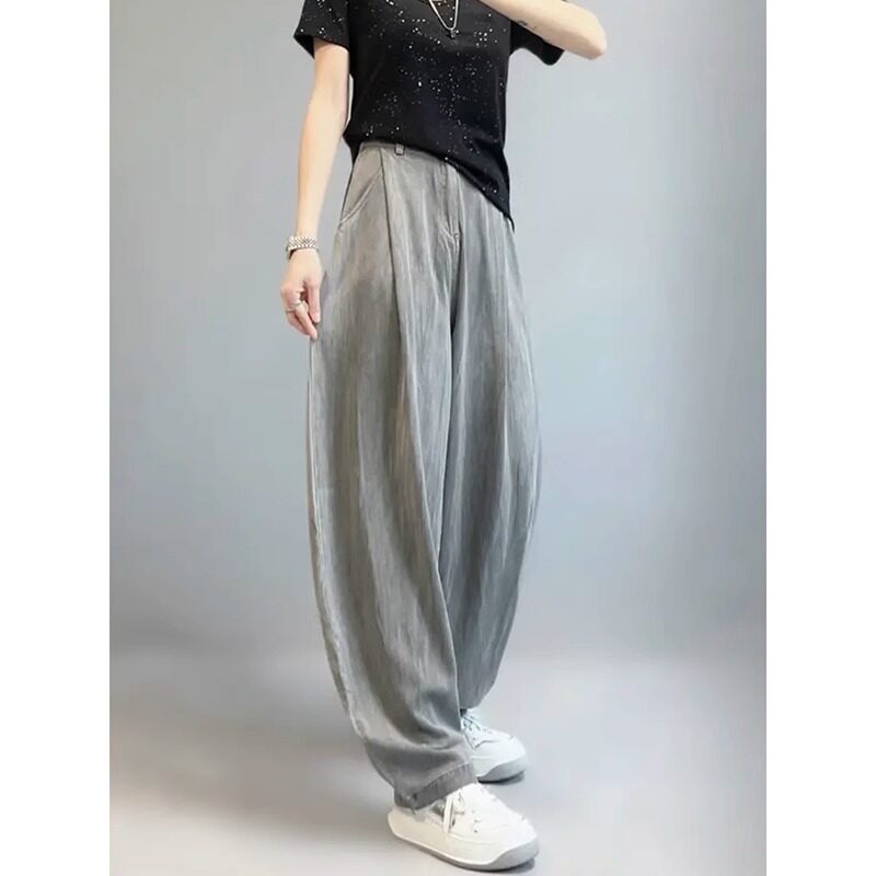 【品牌正品女装新品超级秒杀 不接受退换】宽松休闲裤显瘦夏季新