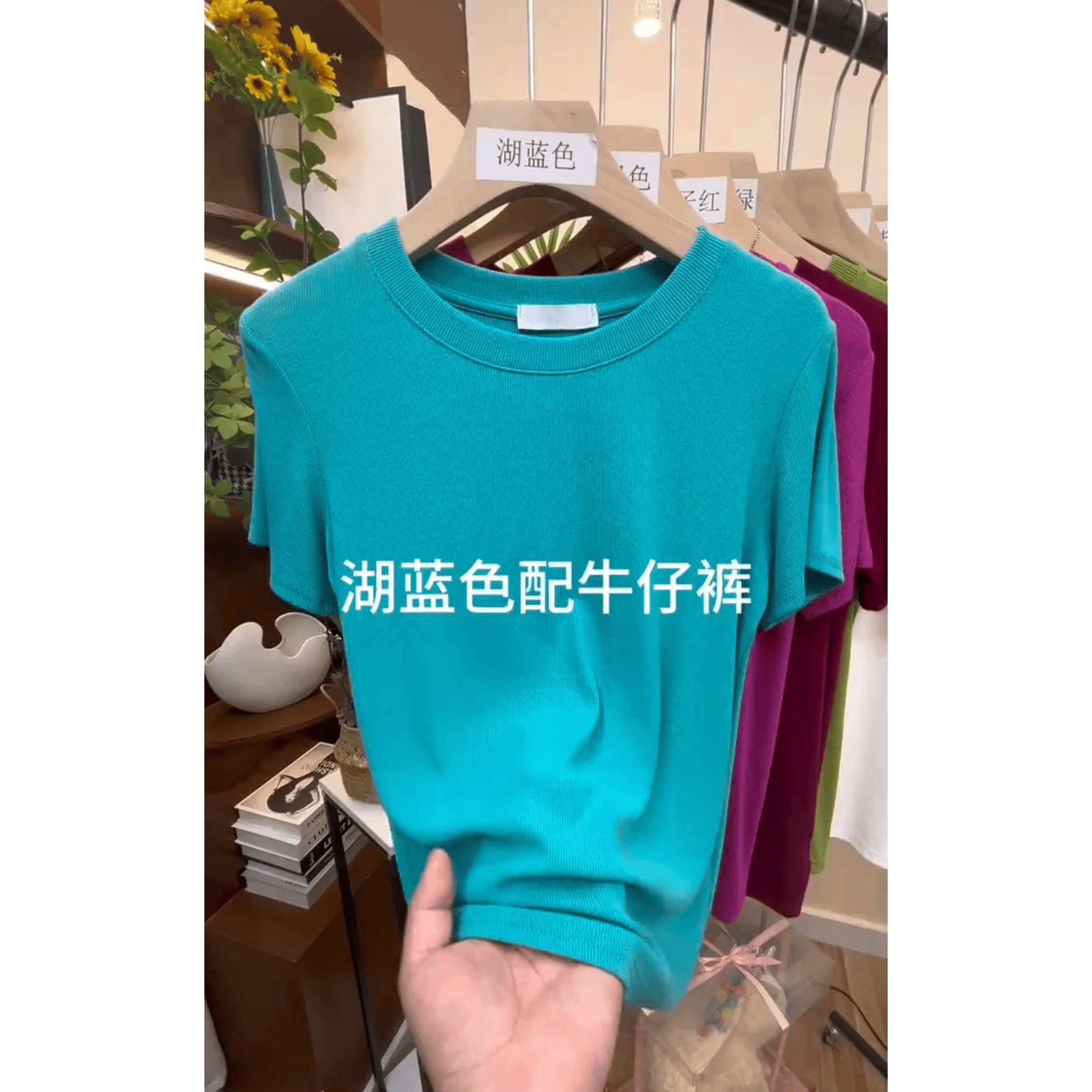 品牌折扣正品女装断码清仓特价不能退换红色短袖t恤女夏季修身显