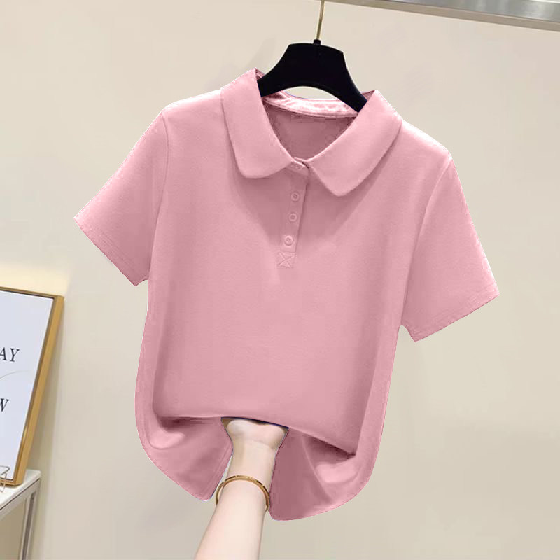 品牌折扣正品女装断码清仓特价不能退换大码polo衫短袖T恤女新款