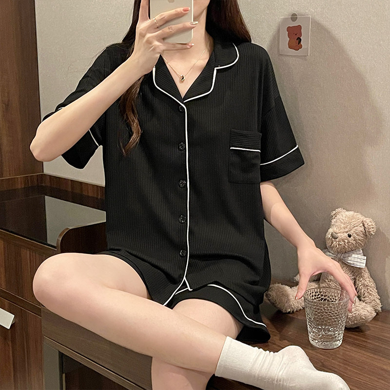 品牌折扣正品女装断码清仓特价不能退换睡衣女夏天短袖