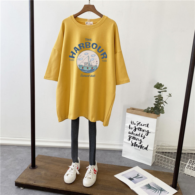 品牌正品女装衣服断码特价清仓 不接受退换-纯棉蓝色t恤女短袖夏