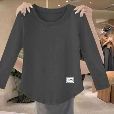 品牌折扣正品女装断码清仓特价不能退换打底衫女冬季新款圆领