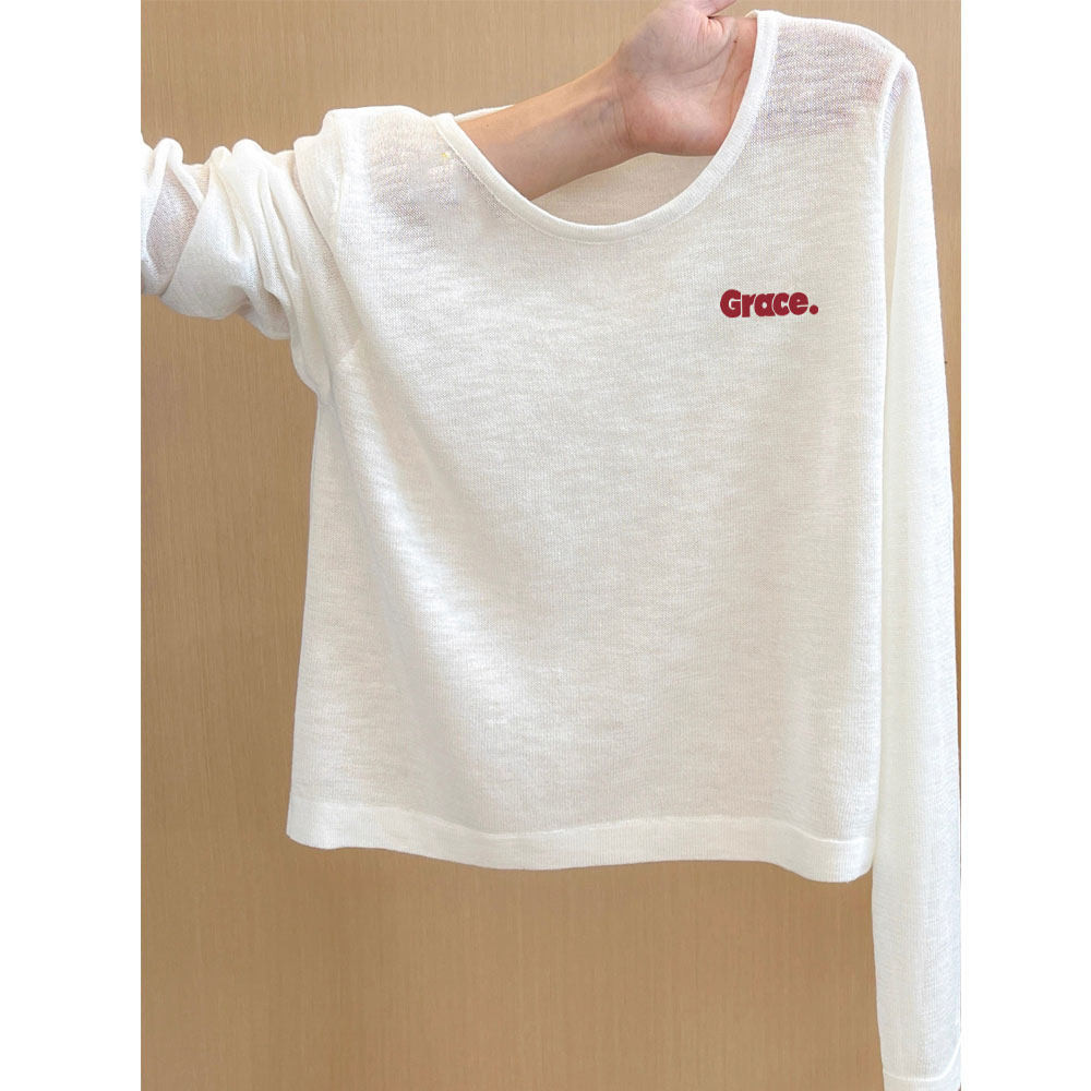 品牌正品女装衣服断码特价清仓 不接受退换-白色内搭针织衫长袖T