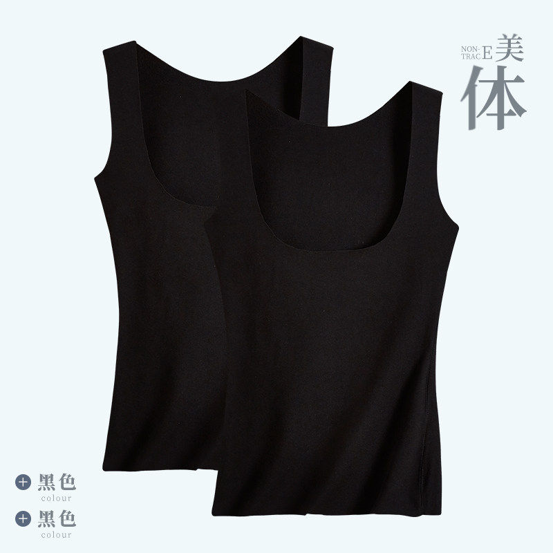 品牌折扣正品女装断码清仓特价不能退换保暖背心女秋冬加绒加厚