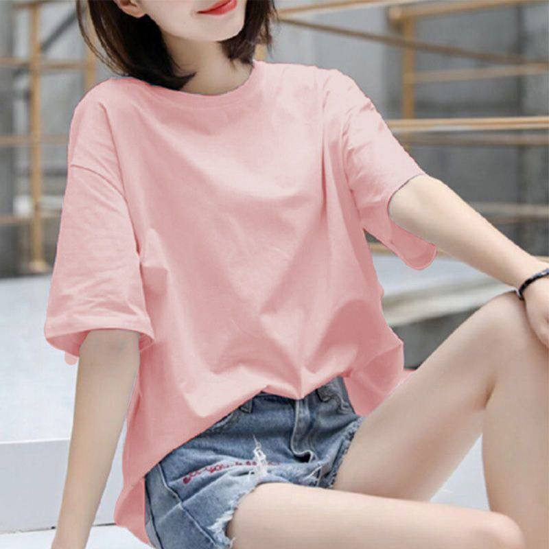 品牌正品女装衣服断码特价清仓 不接受退换-白色纯棉短袖t恤女夏