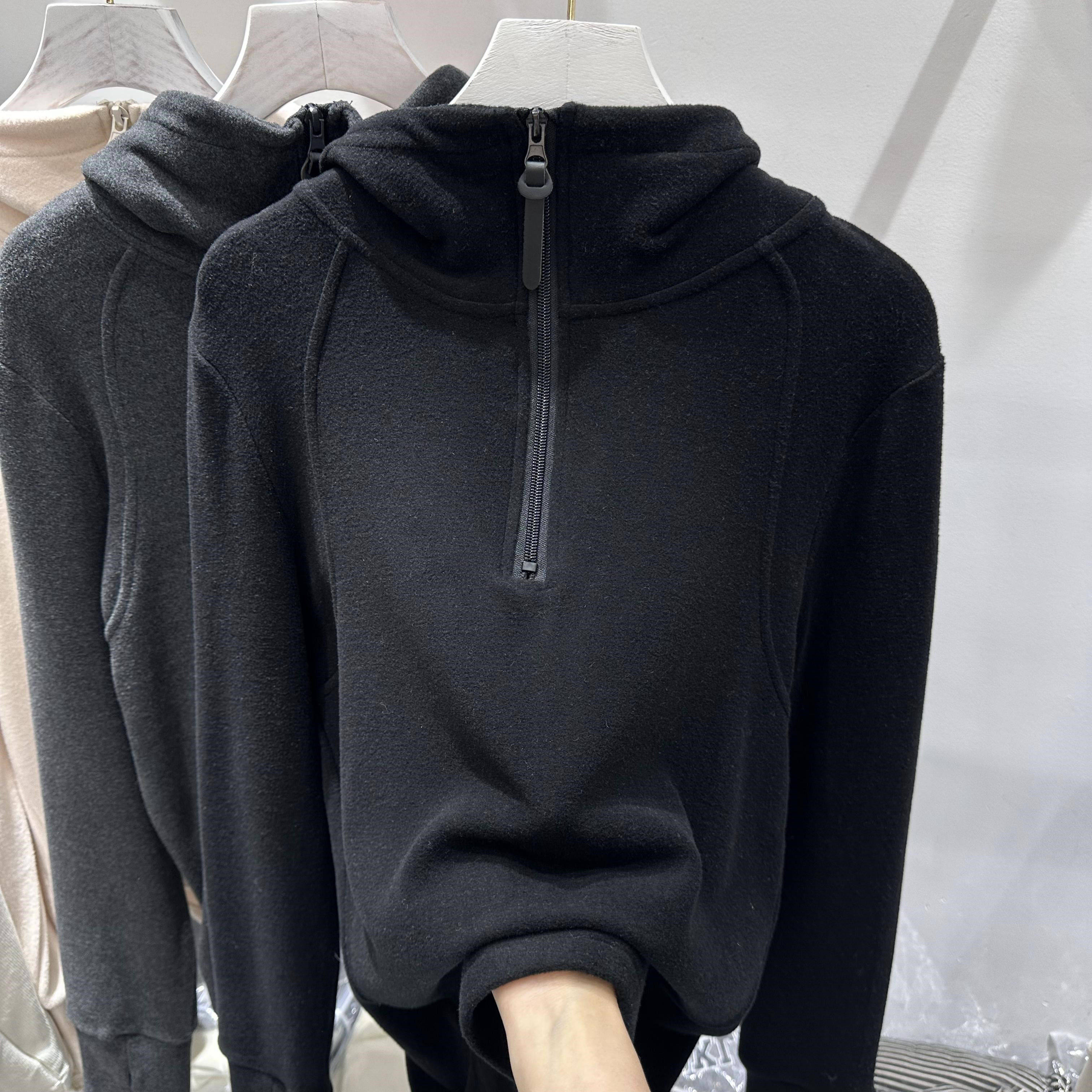 品牌折扣正品女装断码清仓特价不能退换半拉链连帽德绒卫衣打底衫