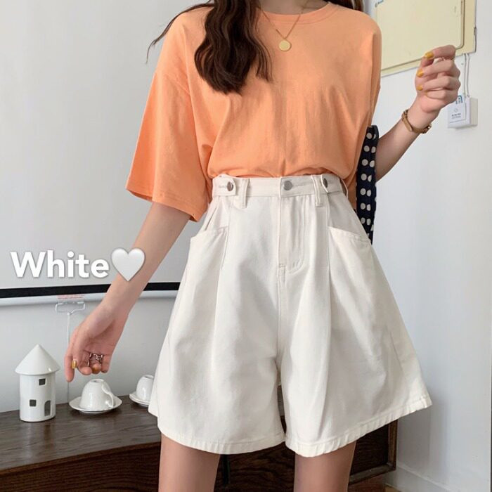 品牌正品女装衣服断码特价清仓 不接受退换-烟灰色高腰牛仔短裤