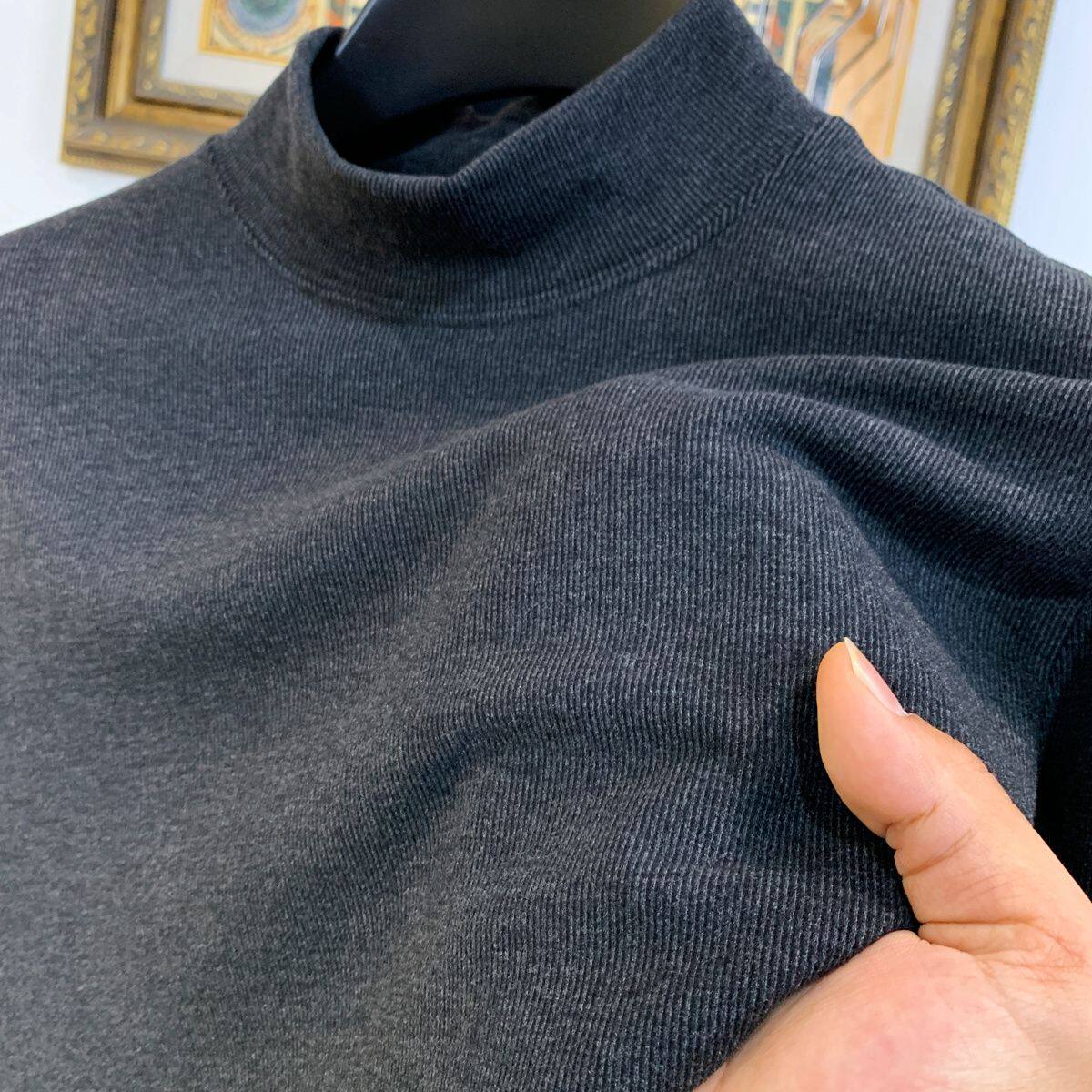 品牌折扣正品女装断码清仓特价不能退换深灰色半高领德绒