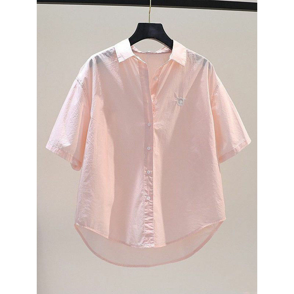 品牌正品女装衣服断码特价清仓 不接受退换-POLO领刺绣短袖
