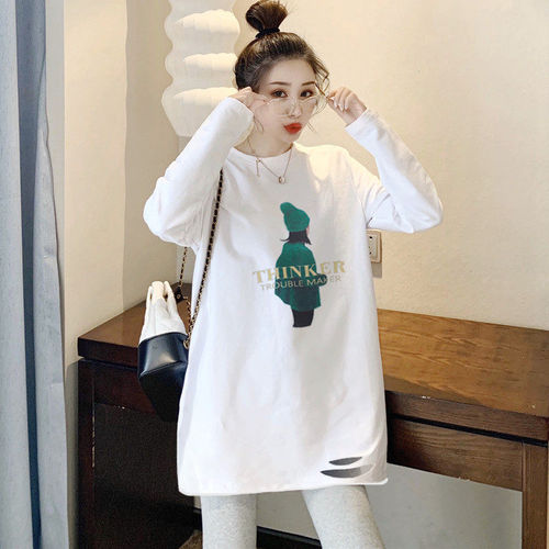 品牌折扣正品女装断码清仓特价不能退换白色加绒打底衫女内搭秋