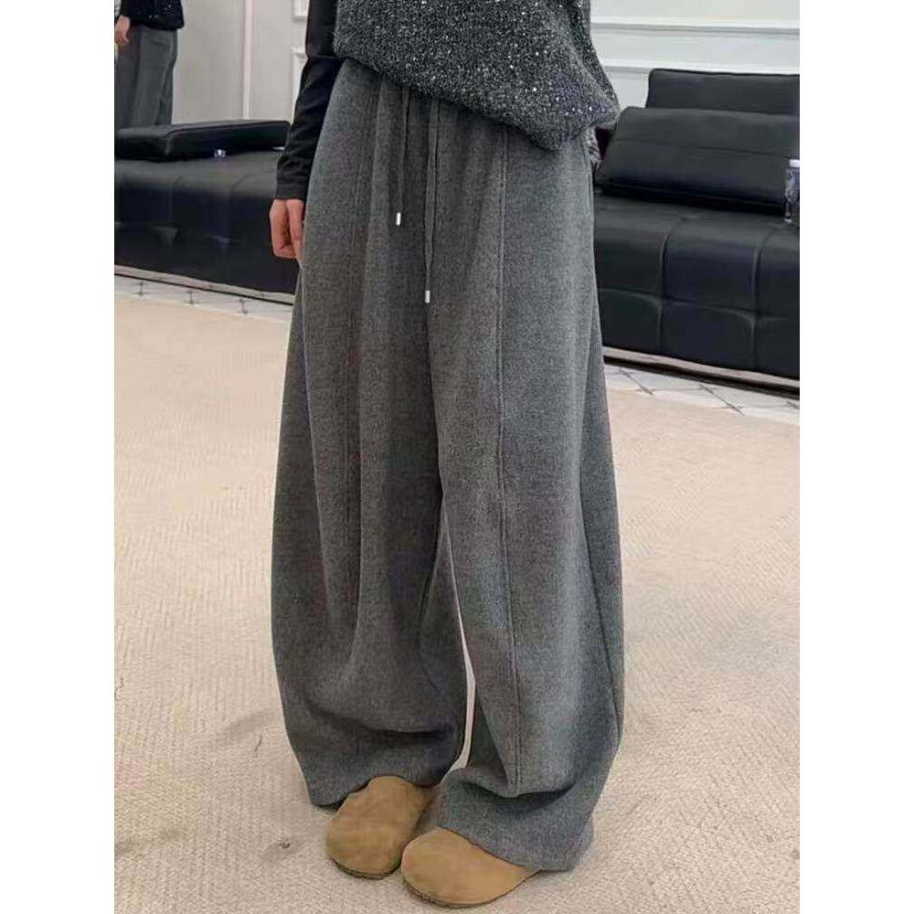 品牌正品女装衣服断码特价清仓 不接受退换-欧货慵懒风毛呢阔