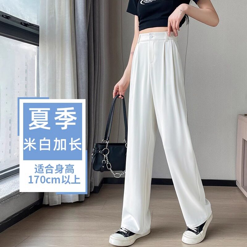 品牌正品女装衣服断码特价清仓 不接受退换-灰色直筒西装裤