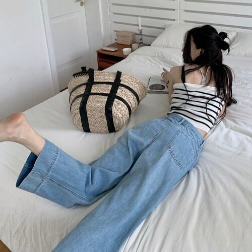 品牌折扣正品女装断码清仓特价不能退换150小个子天丝直筒牛