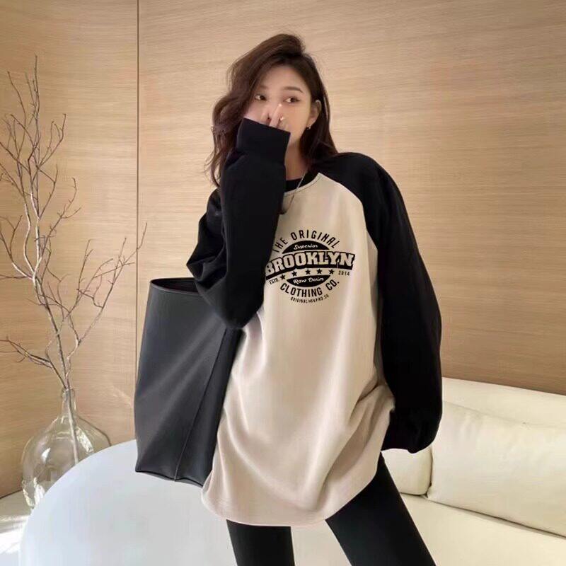 品牌折扣正品女装断码清仓特价不能退换搭配鲨鱼裤的上衣中长款