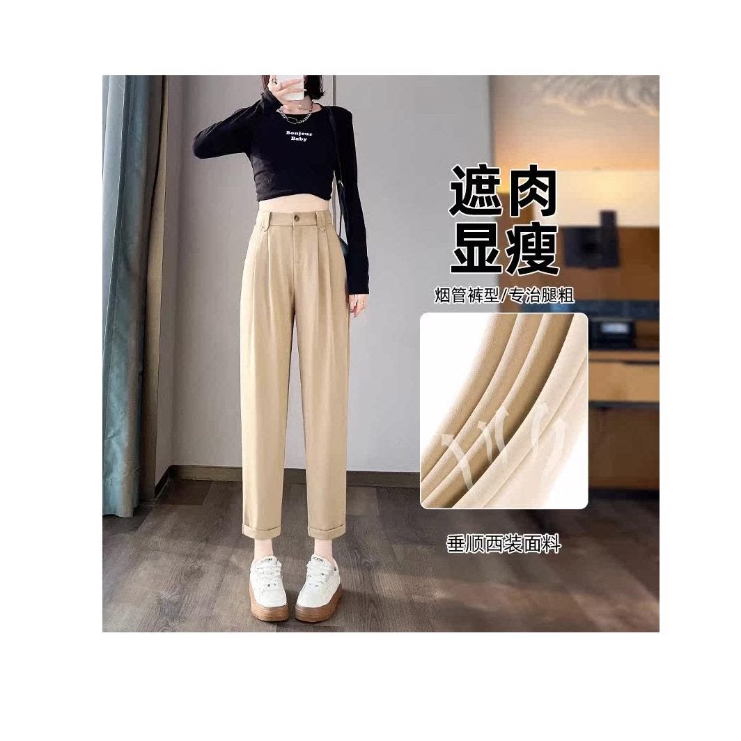 品牌折扣正品女装断码清仓特价不能退换西装裤女秋季新款高腰显瘦