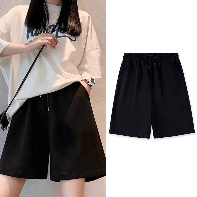 品牌折扣正品女装断码清仓特价不能退换黑色短裤女2026夏季新款运