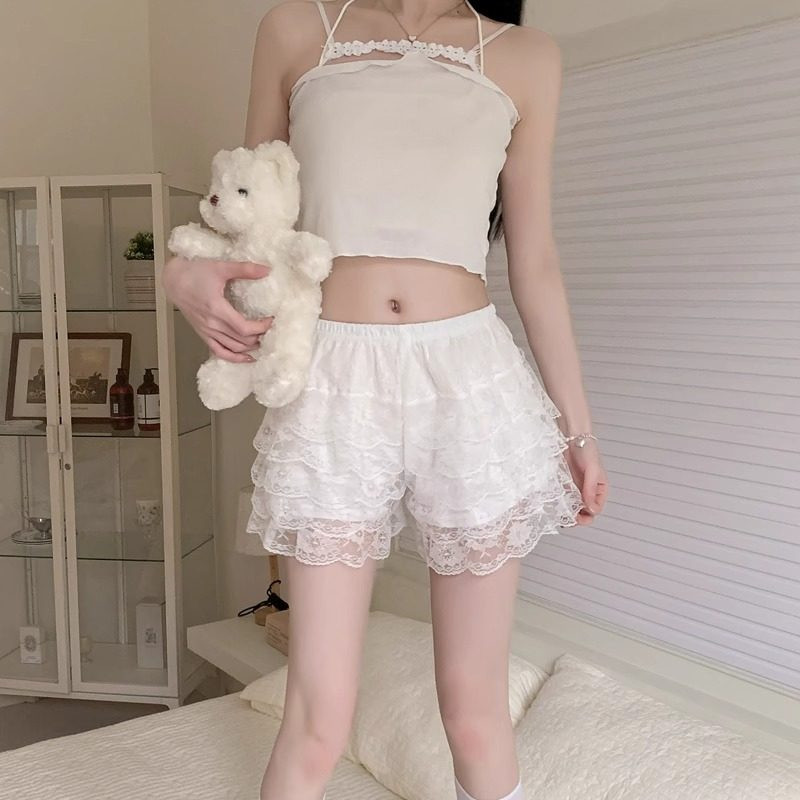 品牌正品女装衣服断码特价清仓 不退换-白色打底裤女夏季薄款防走