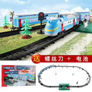 高铁和谐号小火车轨道车儿童玩具益智智力动脑小孩子男孩抖音同款