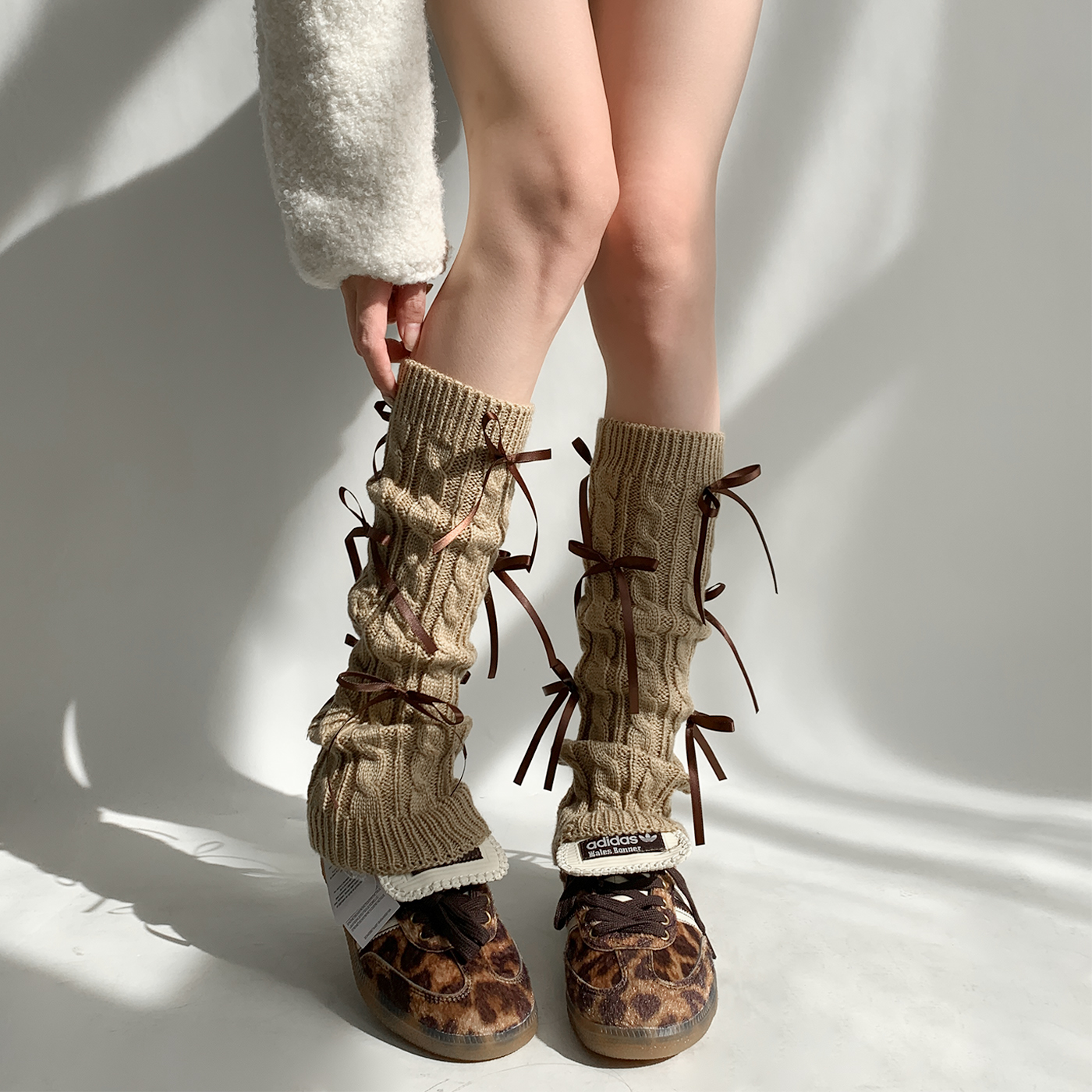 夜间教习室洛丽塔少女可爱小腿套