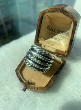 伦敦买回，意大利设计款戒指，上手很漂亮，圈口18