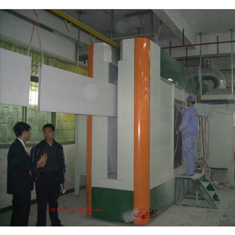 供应喷涂流水线悬挂线喷粉流水线喷粉柜厂家定做喷粉流水线