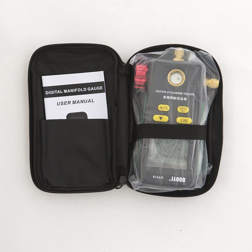 多一DY518数字空调加氟表空调充氟制冷维修压力表数字汽车加氟表