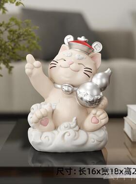 正品财猫摆件开 店开招 业礼物客厅家居装饰品收银礼柜台前工艺品